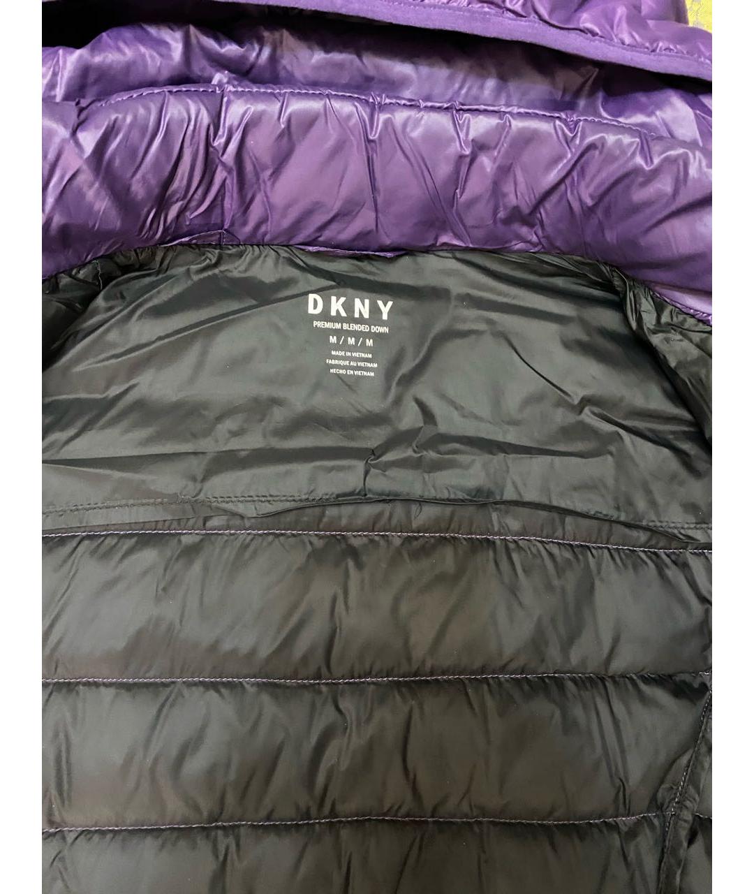 DKNY Фиолетовая полиэстеровая куртка, фото 7