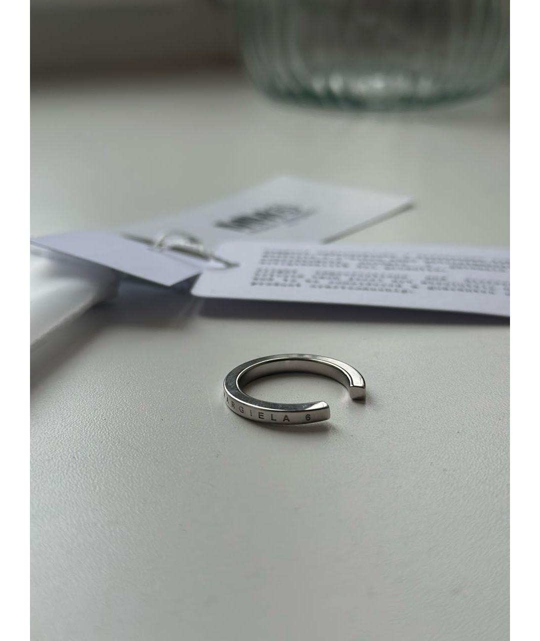 MM6 MAISON MARGIELA Серебряное латунное кольцо, фото 5