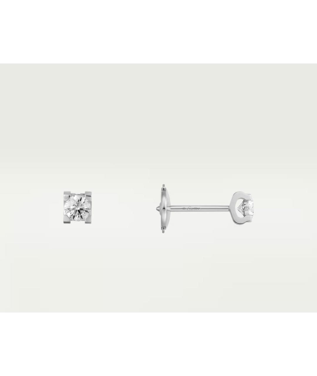CARTIER Серьги из белого золота, фото 2
