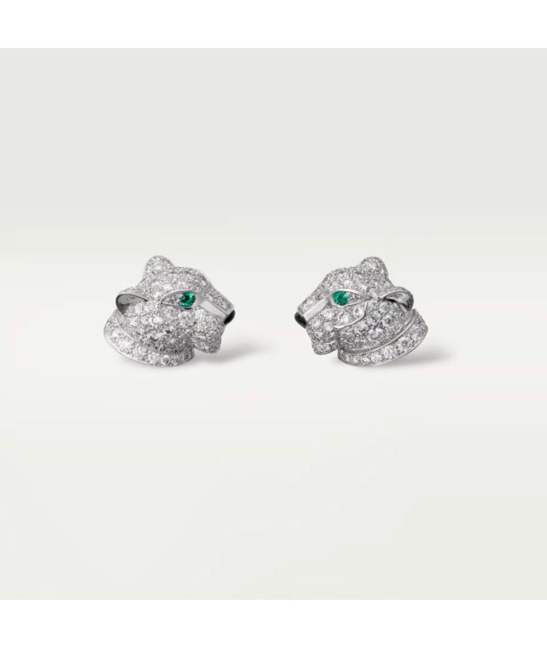 CARTIER Серьги из белого золота, фото 3