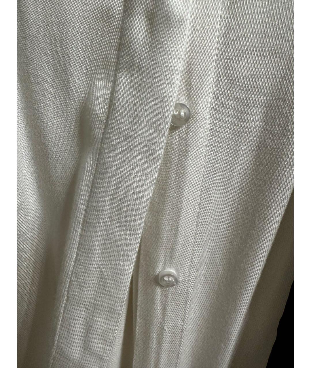 MAJE Белая вискозная блузы, фото 4