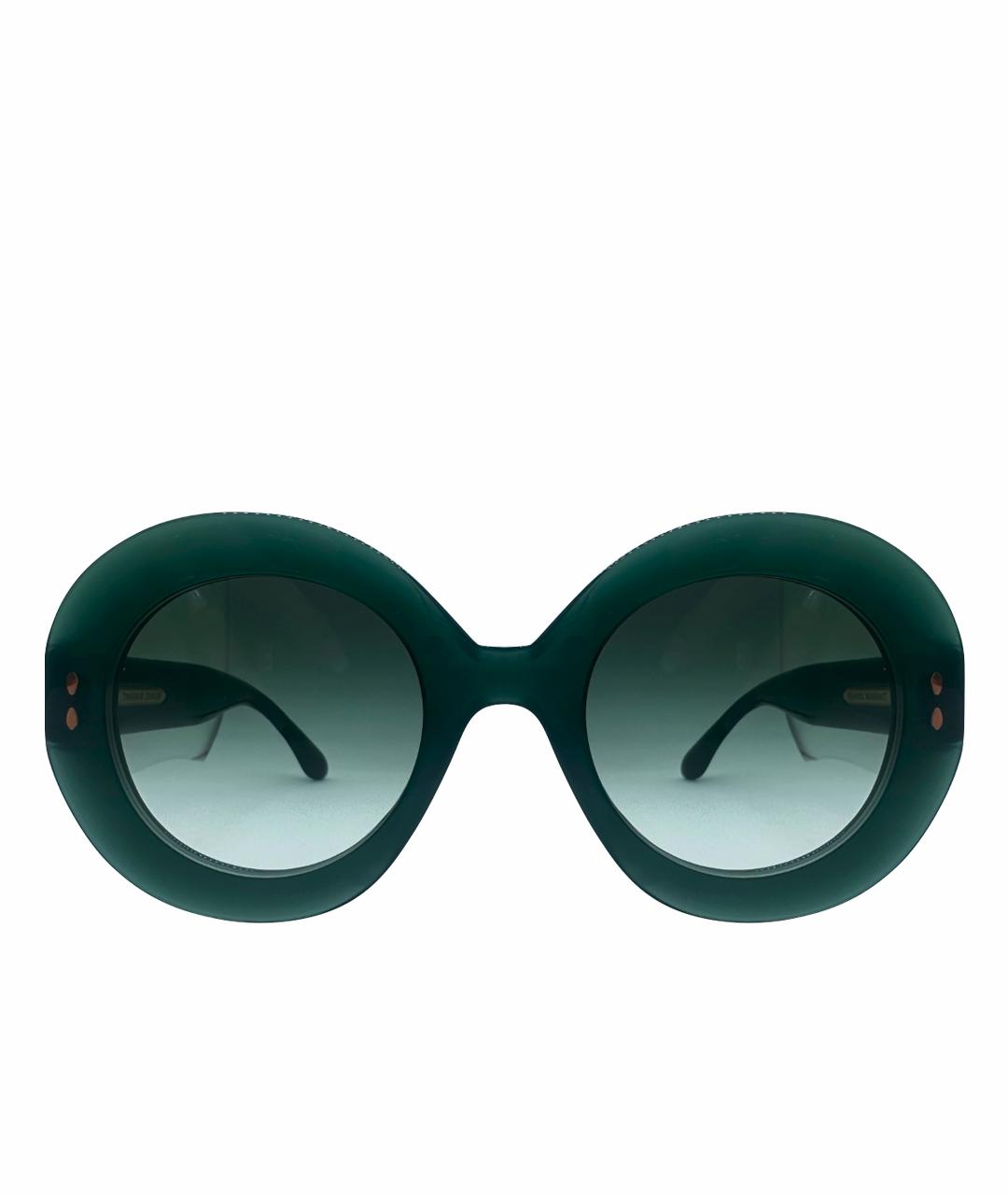 ISABEL MARANT ETOILE Зеленые пластиковые солнцезащитные очки, фото 1