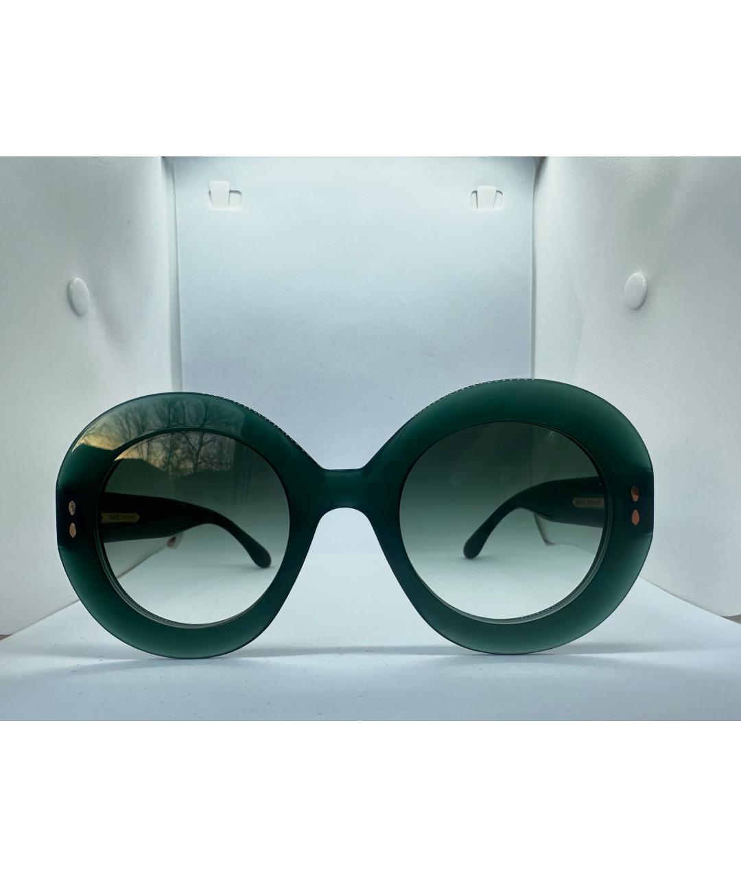 ISABEL MARANT ETOILE Зеленые пластиковые солнцезащитные очки, фото 6
