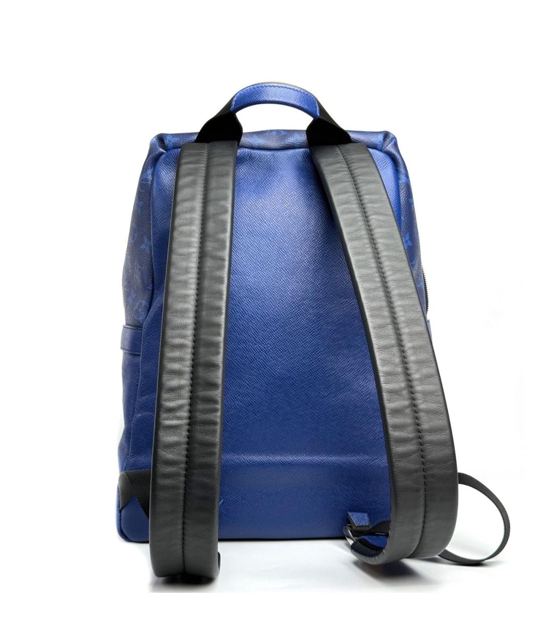 LOUIS VUITTON PRE-OWNED Синий кожаный рюкзак, фото 2