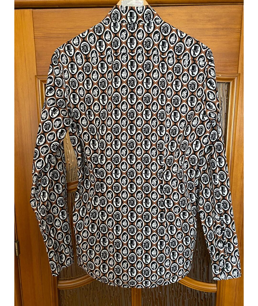 PRADA Мульти хлопковая кэжуал рубашка, фото 4