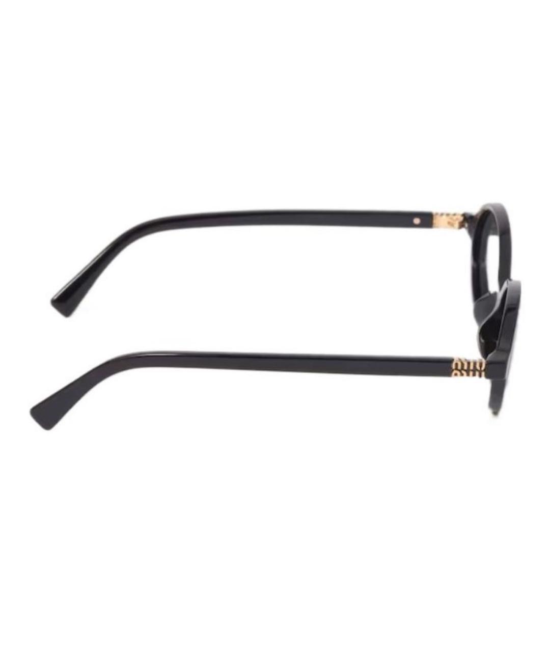 MIU MIU Черные пластиковые солнцезащитные очки, фото 3