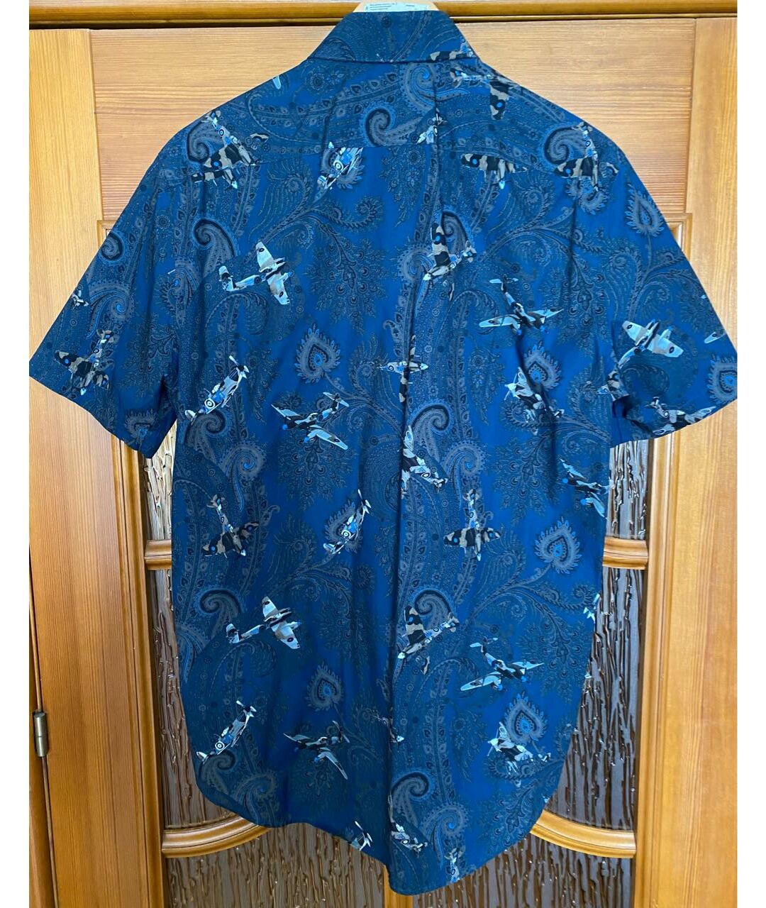 GIVENCHY Синяя хлопковая кэжуал рубашка, фото 4