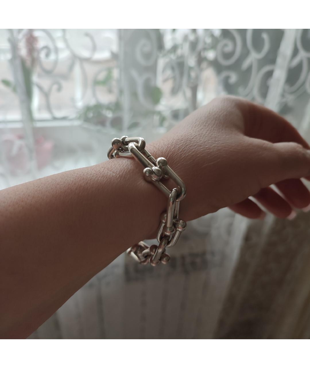 TIFFANY&CO Серебрянный серебряный браслет, фото 6
