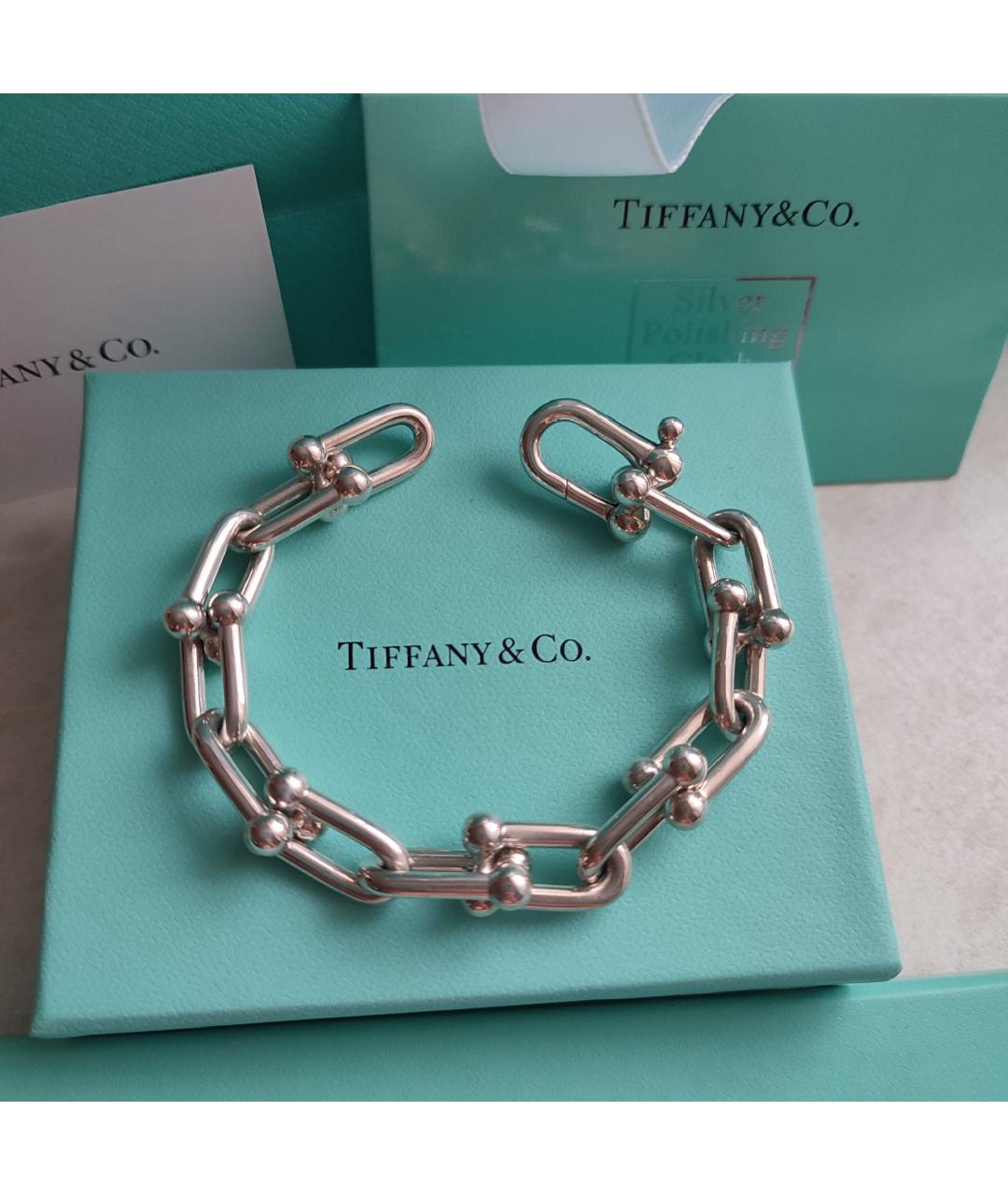 TIFFANY&CO Серебрянный серебряный браслет, фото 3