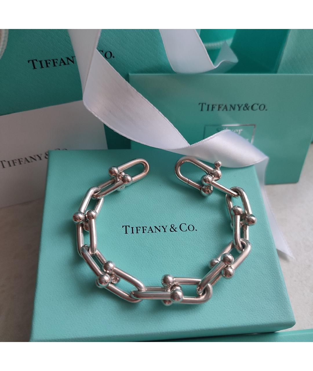 TIFFANY&CO Серебрянный серебряный браслет, фото 2