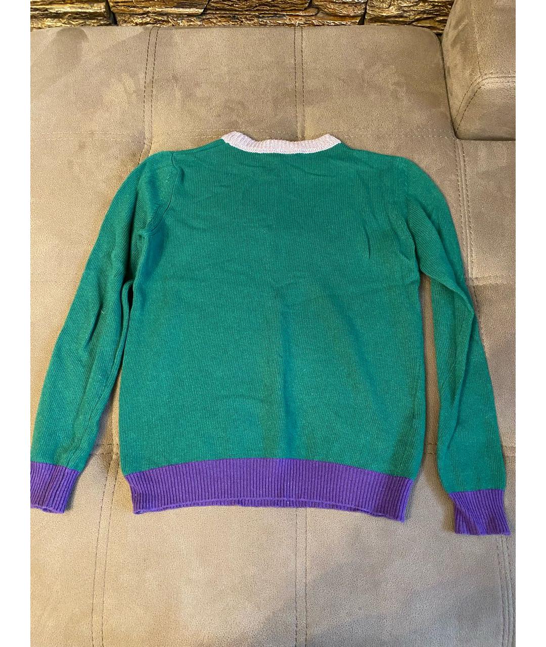 PINKO Зеленый полиамидовый джемпер / свитер, фото 2