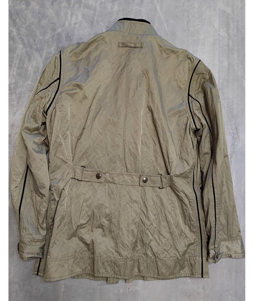 ARMANI COLLEZIONI Бежевая полиэстеровая куртка, фото 2