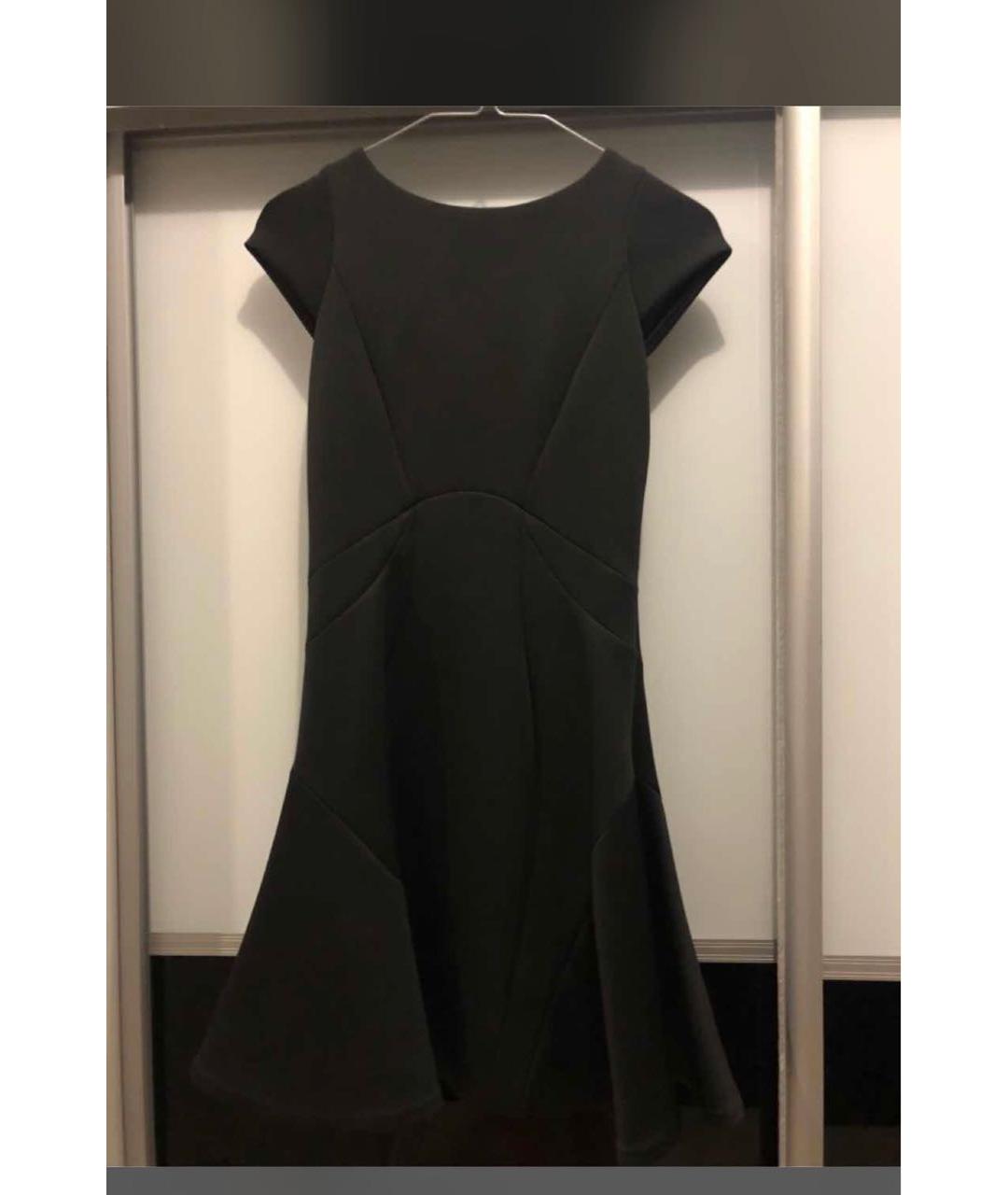 PHILIPP PLEIN Черное синтетическое коктейльное платье, фото 7