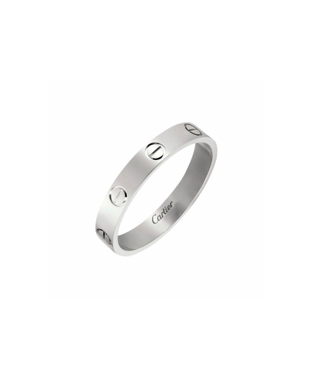 CARTIER Белое кольцо из белого золота, фото 1