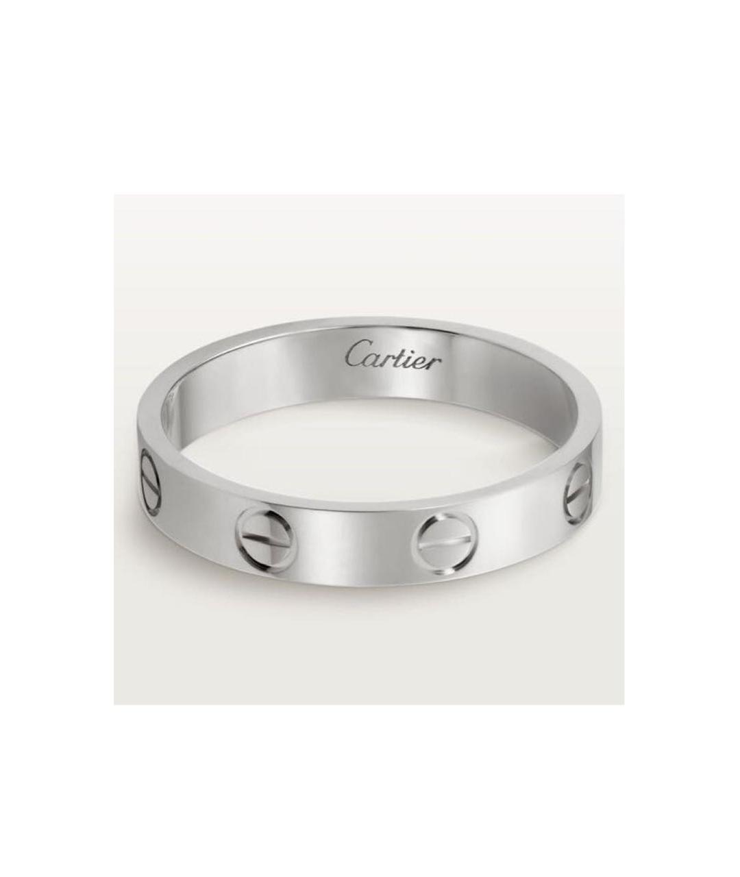 CARTIER Белое кольцо из белого золота, фото 3
