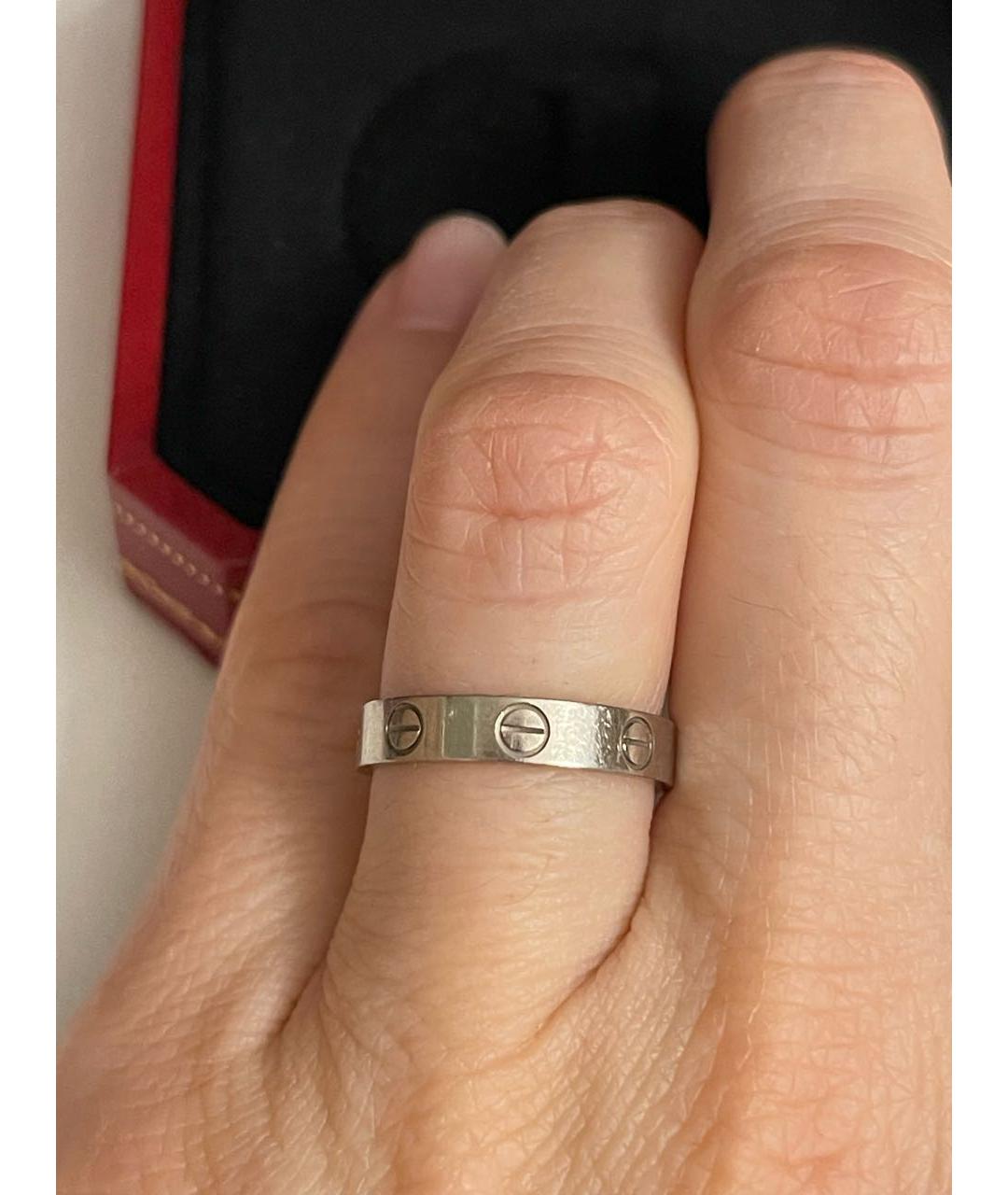 CARTIER Белое кольцо из белого золота, фото 8