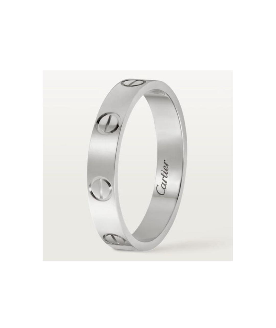 CARTIER Белое кольцо из белого золота, фото 2