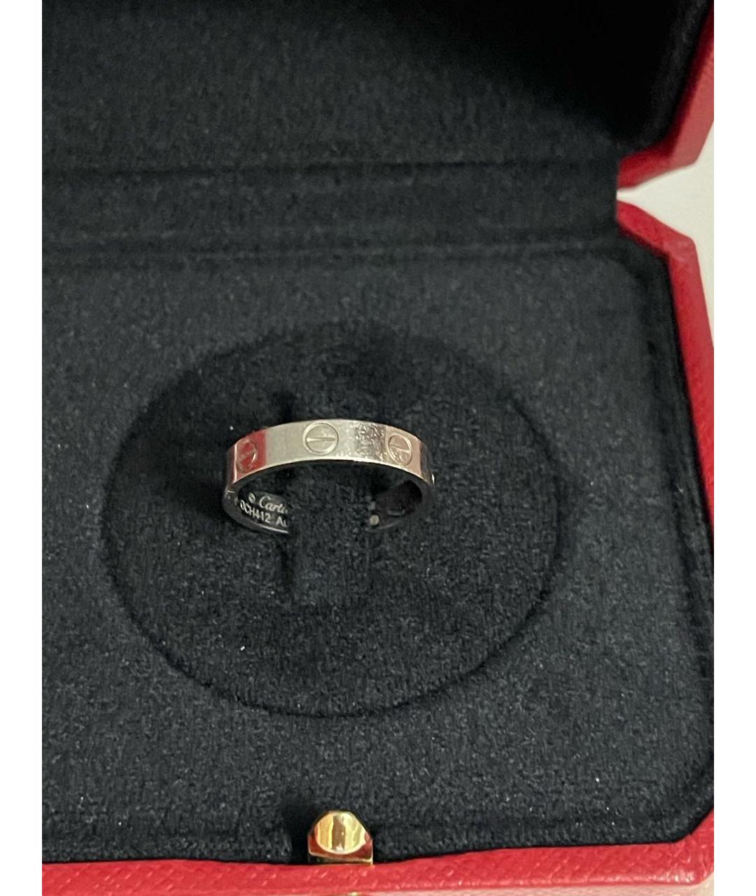 CARTIER Белое кольцо из белого золота, фото 4