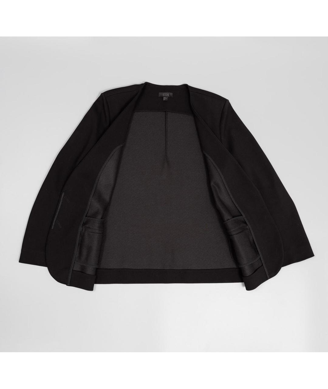 COS Черный вискозный жакет/пиджак, фото 5