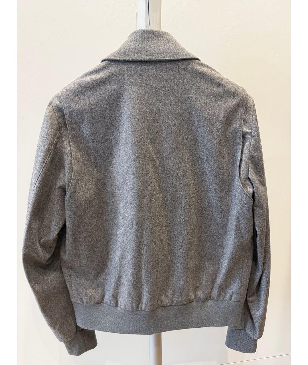 ALEXANDER MCQUEEN Серая шерстяная куртка, фото 2