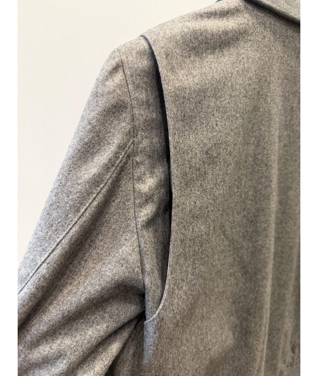 ALEXANDER MCQUEEN Серая шерстяная куртка, фото 5