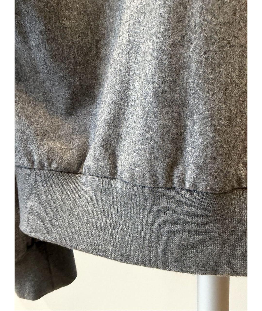 ALEXANDER MCQUEEN Серая шерстяная куртка, фото 7