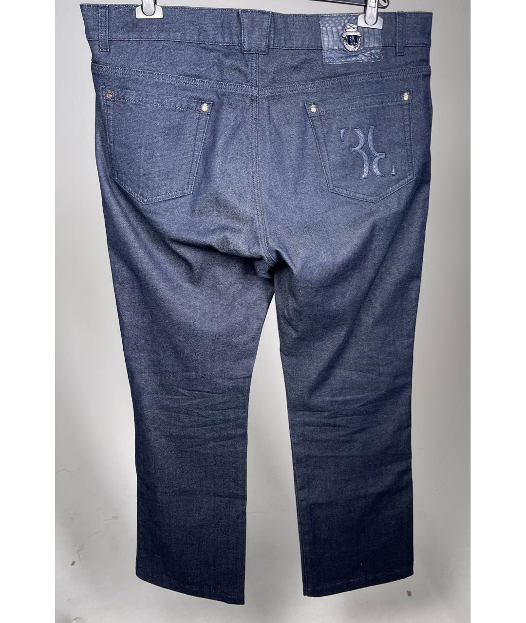 BILLIONAIRE Синие хлопковые прямые джинсы, фото 2