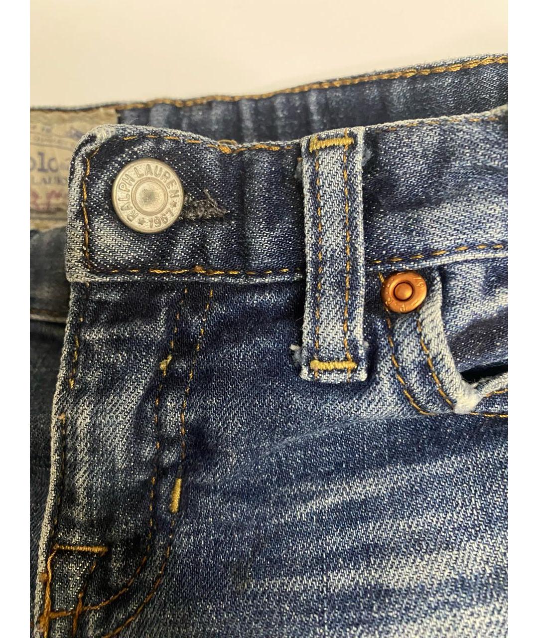 POLO RALPH LAUREN Синие деним детские джинсы, фото 5