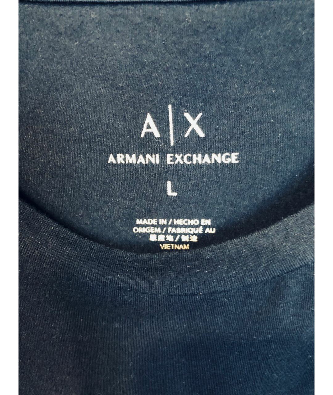 ARMANI EXCHANGE Черная хлопковая рубашка, фото 4