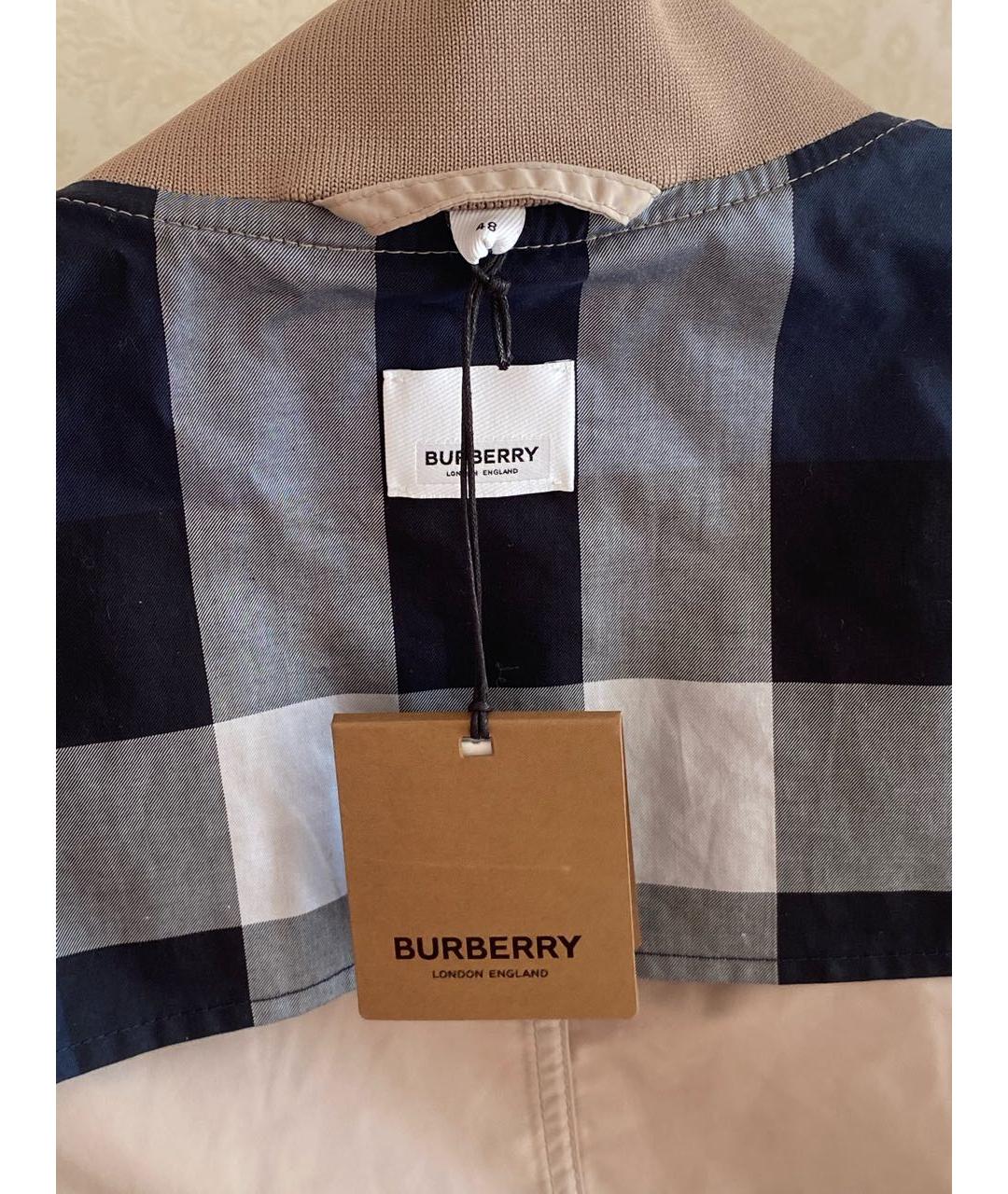 BURBERRY Бежевая куртка, фото 3