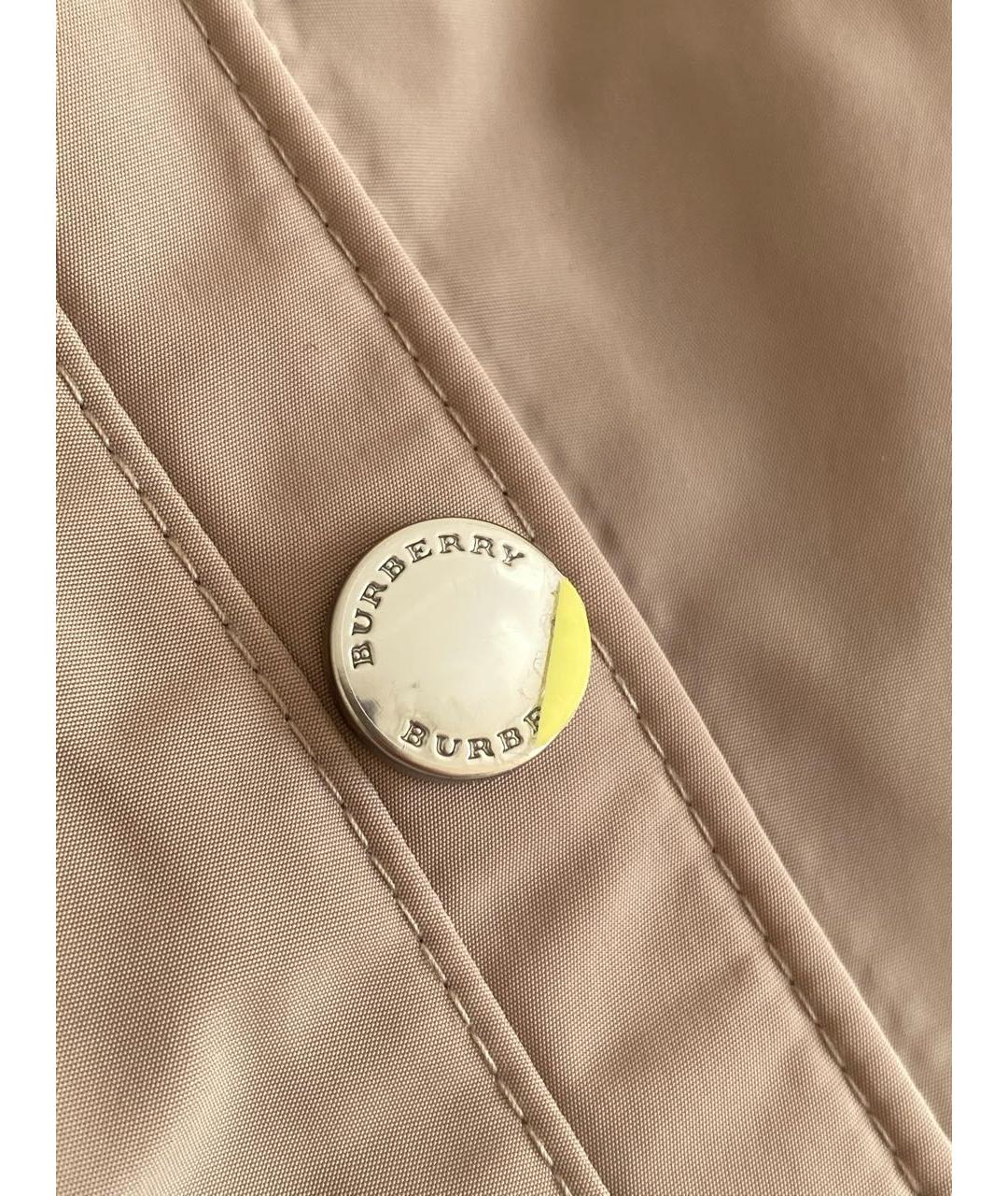 BURBERRY Бежевая куртка, фото 4