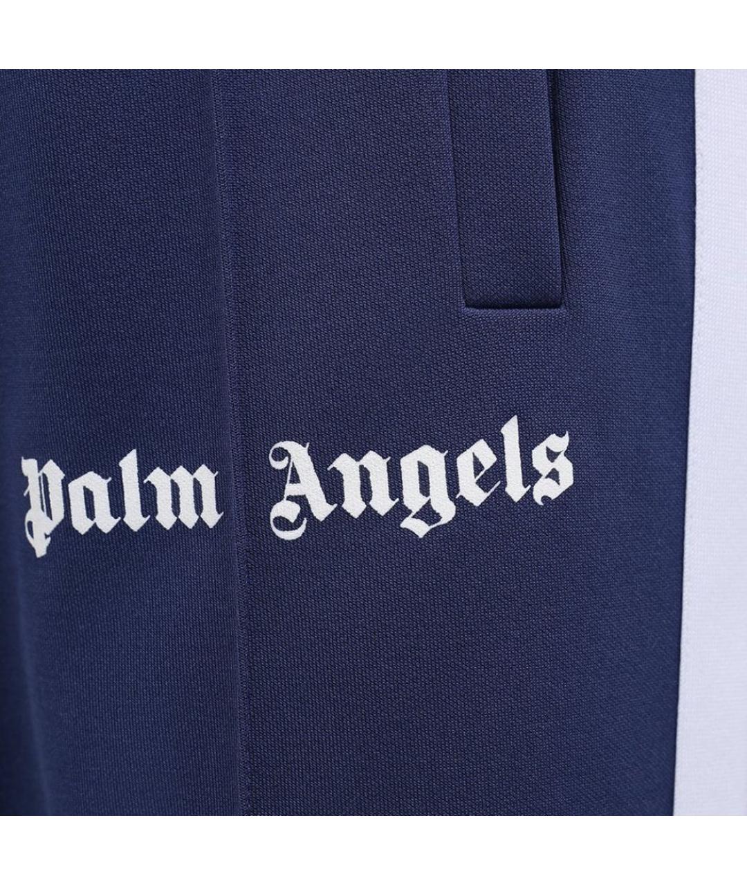 PALM ANGELS Синие полиэстеровые повседневные брюки, фото 5