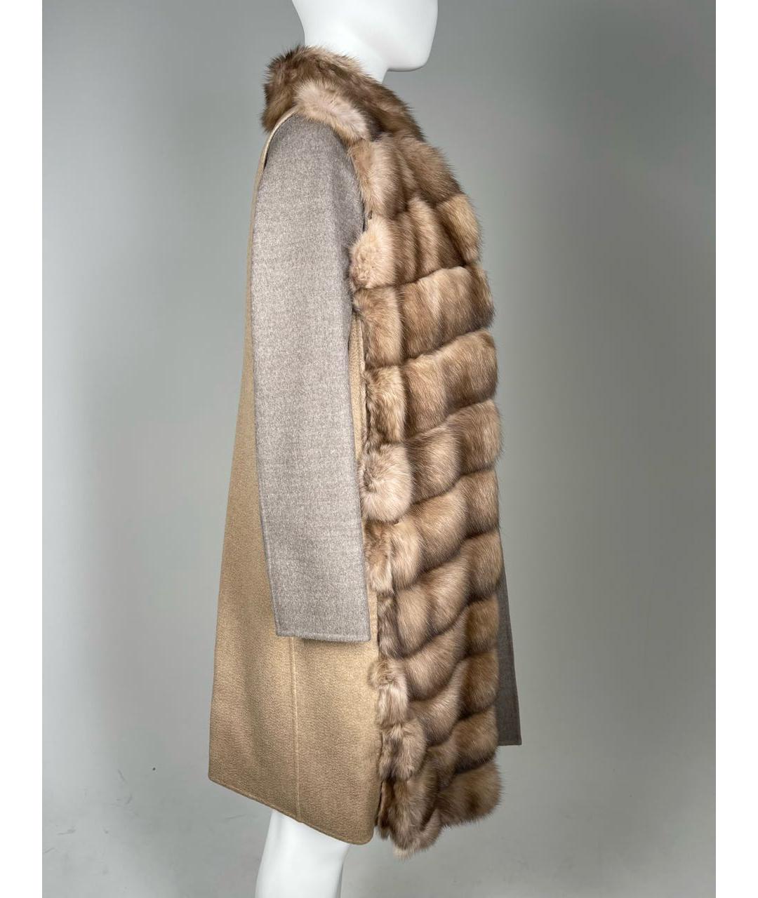 PAOLO MORETTI Бежевое кашемировое пальто, фото 2