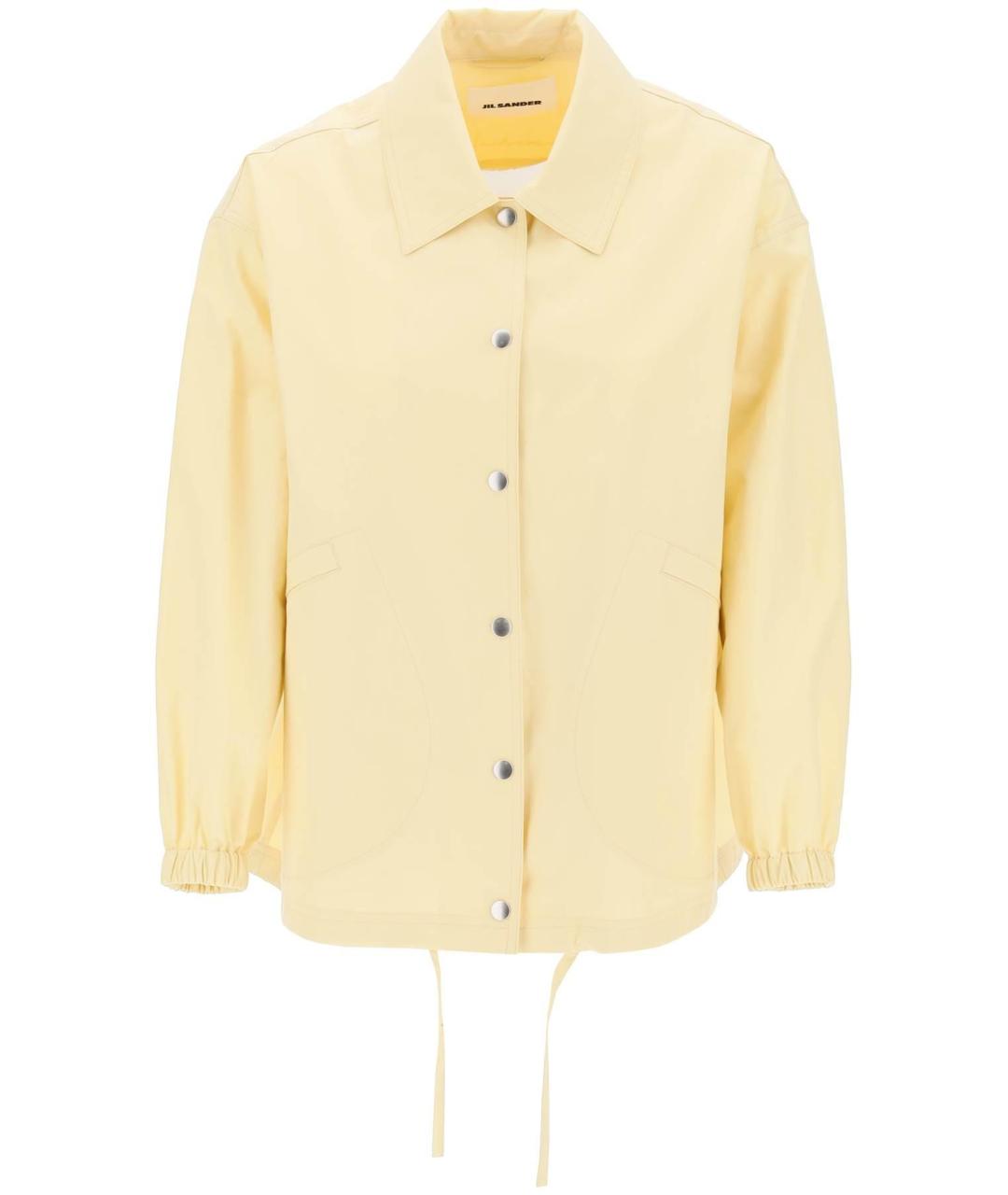 JIL SANDER Желтая хлопковая куртка, фото 1