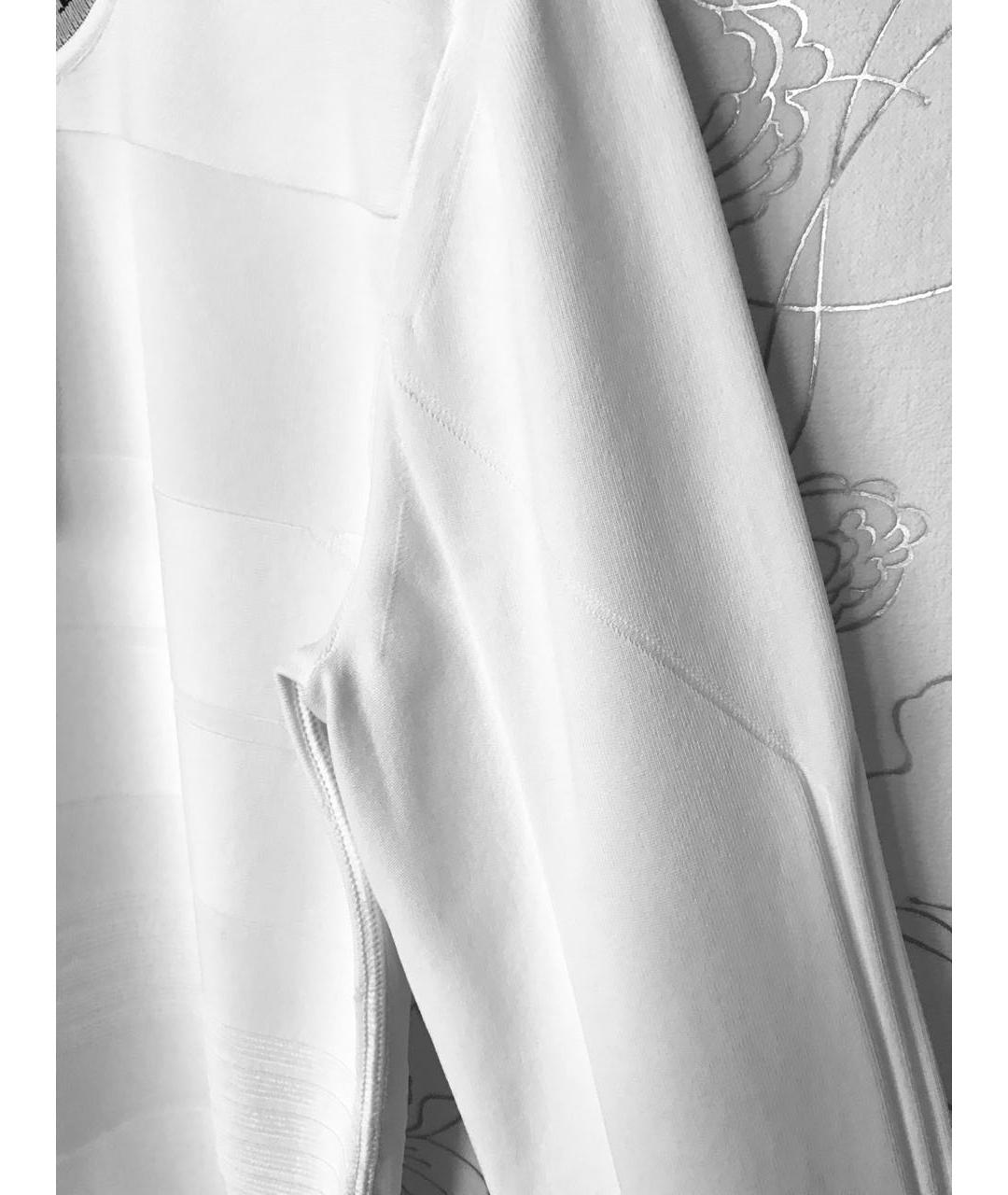 SPORTMAX Белый вискозный джемпер / свитер, фото 5