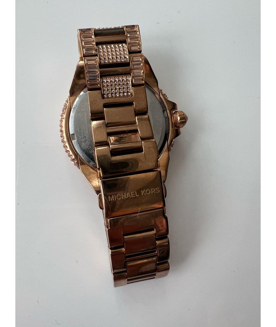 MICHAEL KORS Золотые позолоченные часы, фото 2