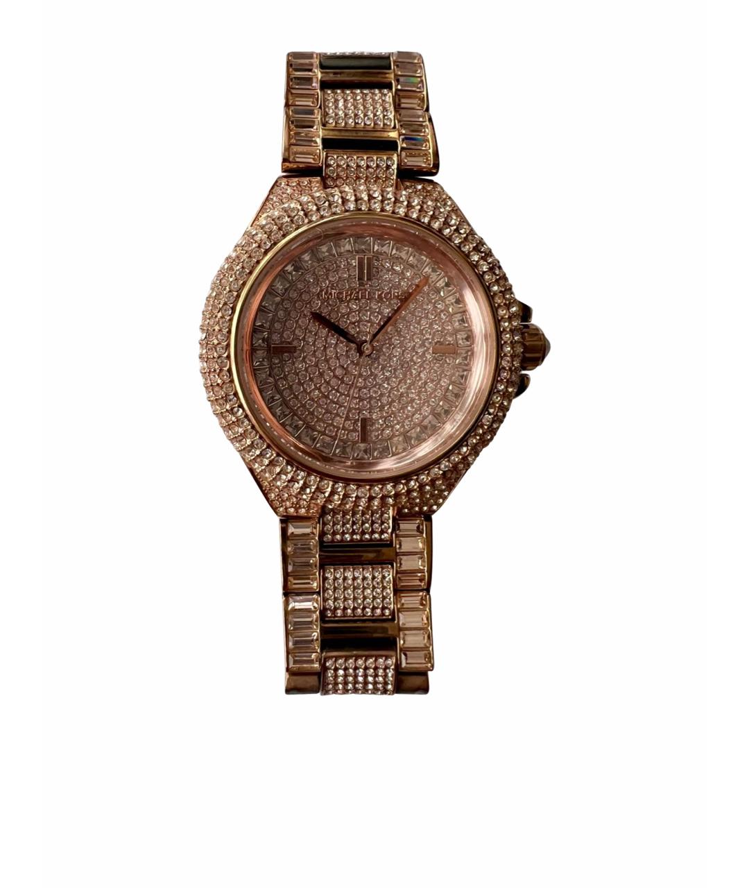MICHAEL KORS Золотые позолоченные часы, фото 1