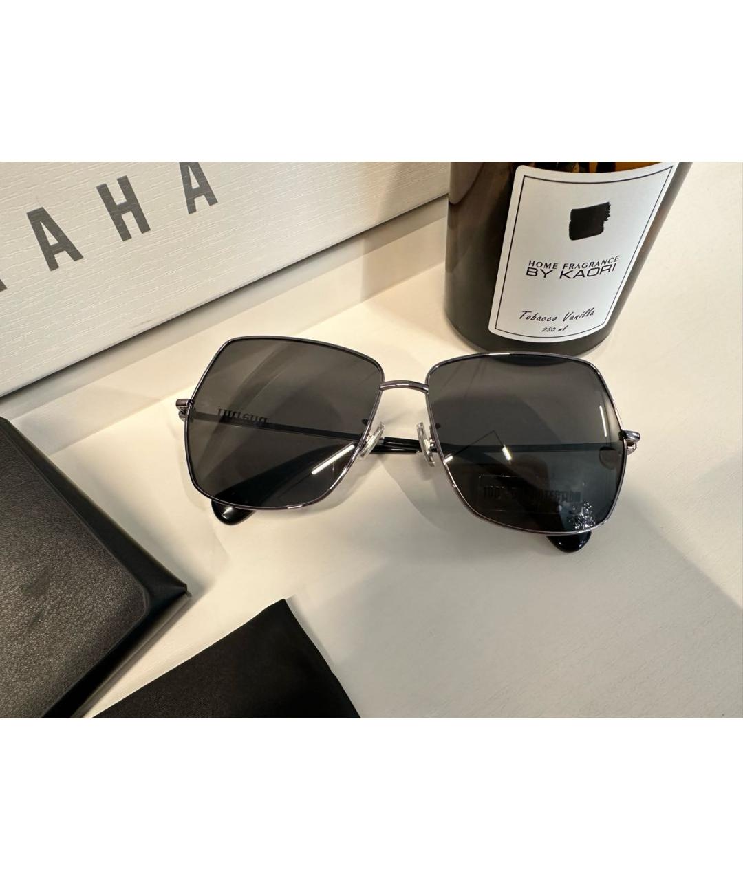 MAX MARA Серебряные металлические солнцезащитные очки, фото 8