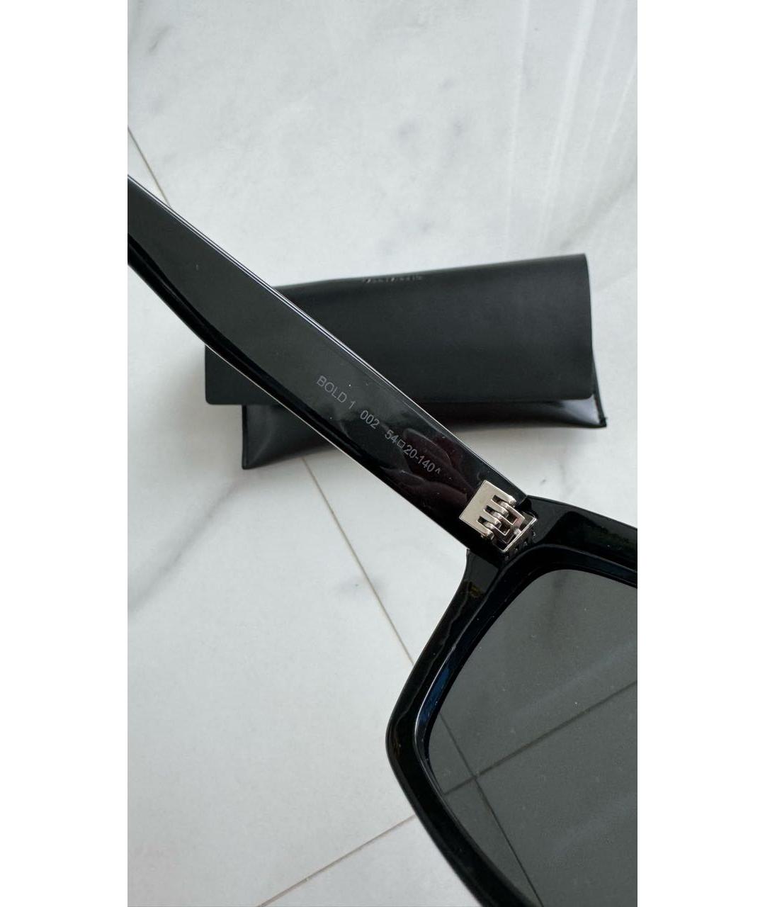 SAINT LAURENT Черные пластиковые солнцезащитные очки, фото 8