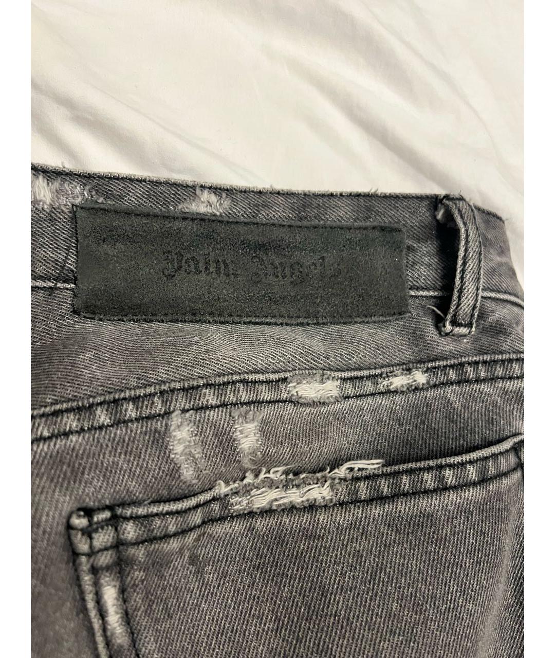 PALM ANGELS Антрацитовые хлопковые джинсы, фото 6