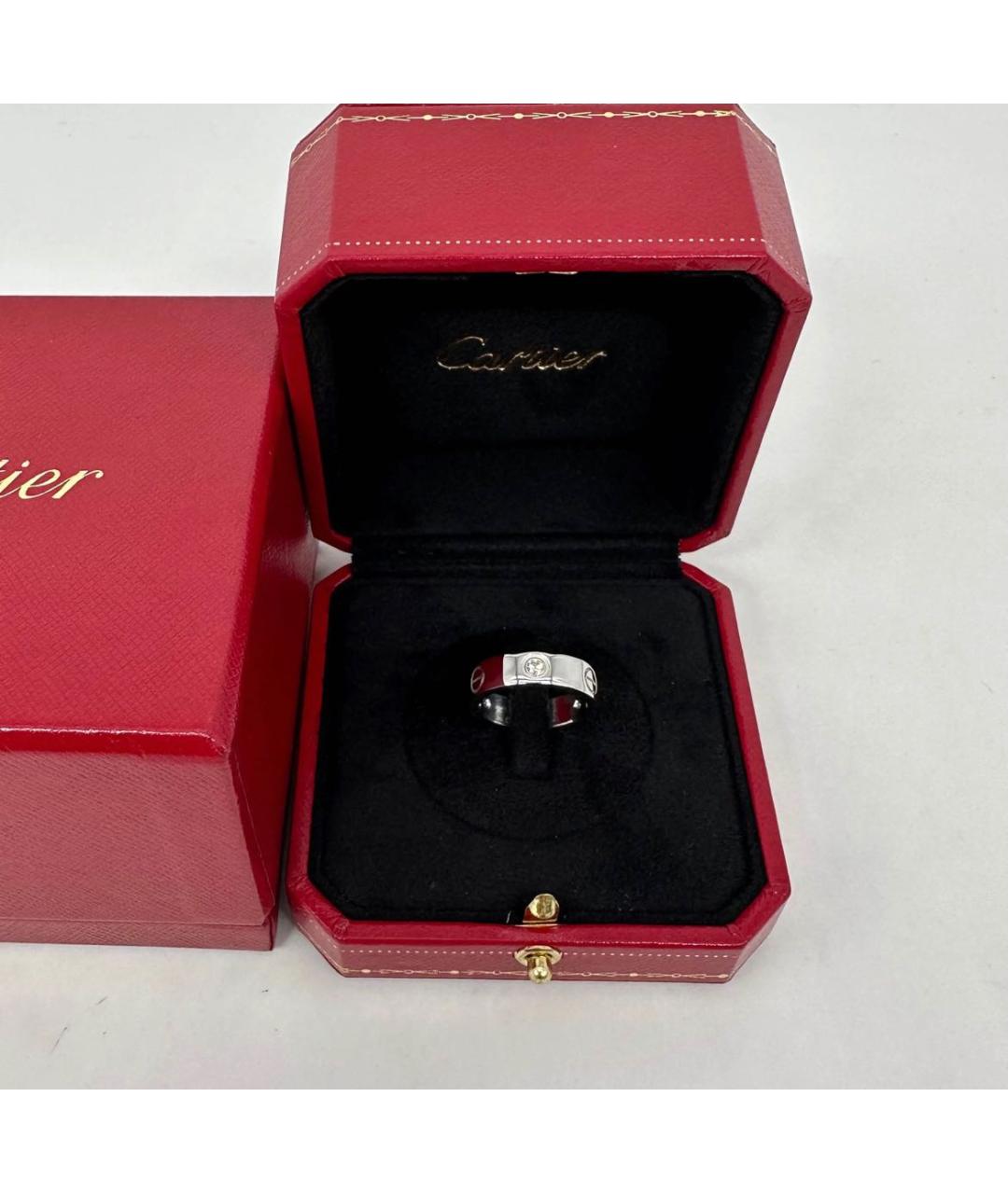 CARTIER Белое кольцо из белого золота, фото 2