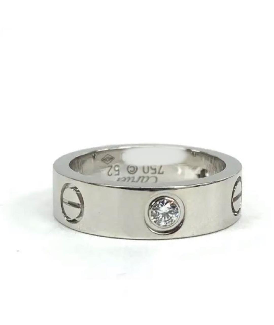 CARTIER Белое кольцо из белого золота, фото 4