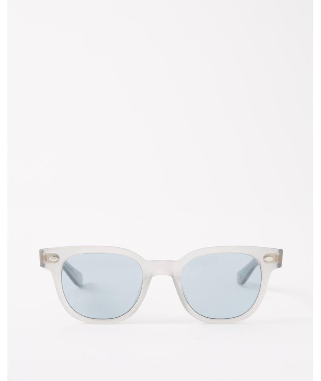 GARRETT LEIGHT Серые пластиковые солнцезащитные очки, фото 9