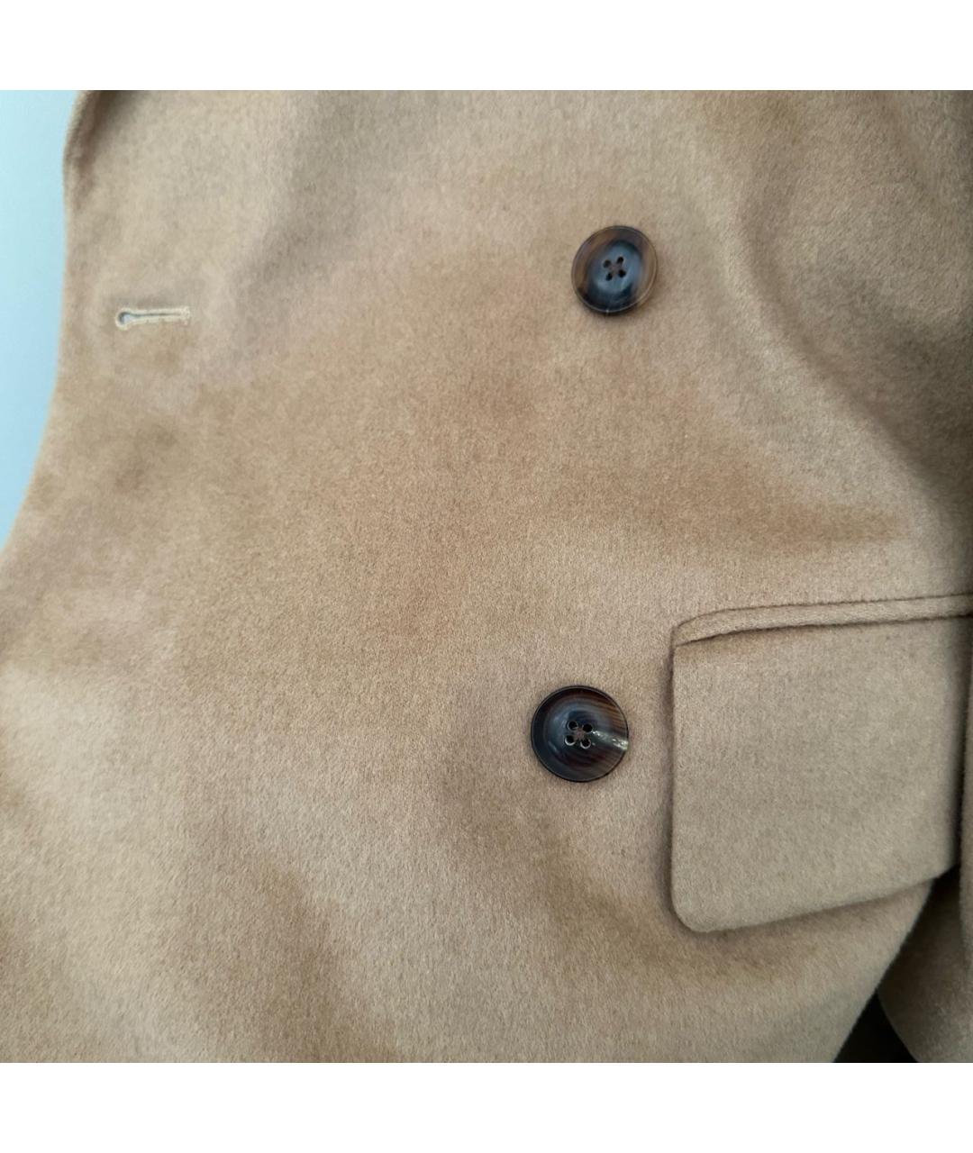 THE ROW Бежевое кашемировое пальто, фото 4
