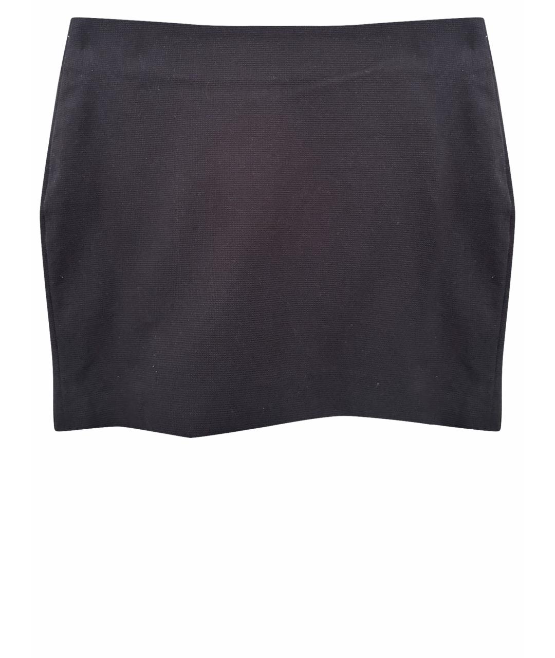 THE ROW Коричневая хлопковая юбка мини, фото 1