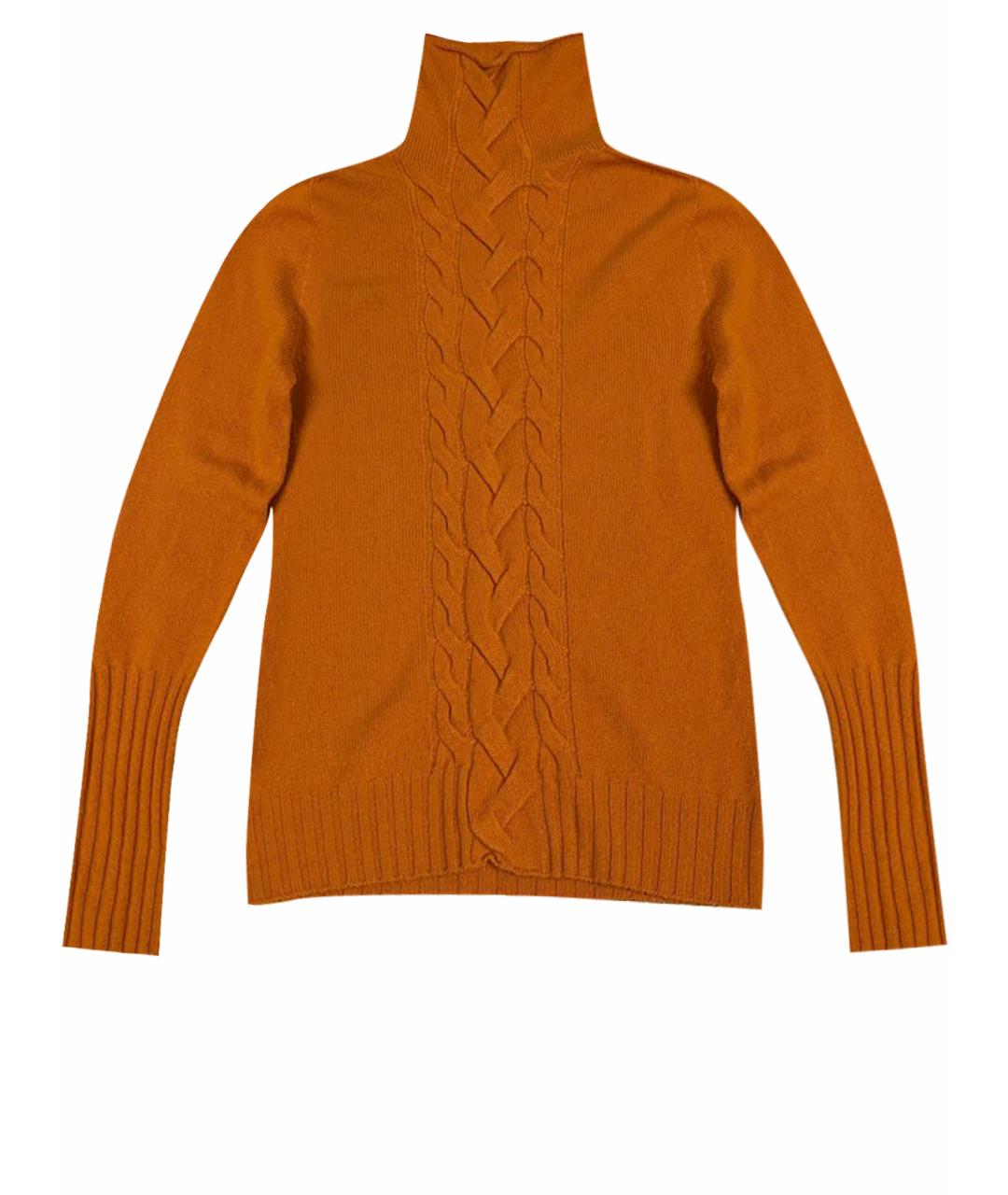 KITON Оранжевый кашемировый джемпер / свитер, фото 1