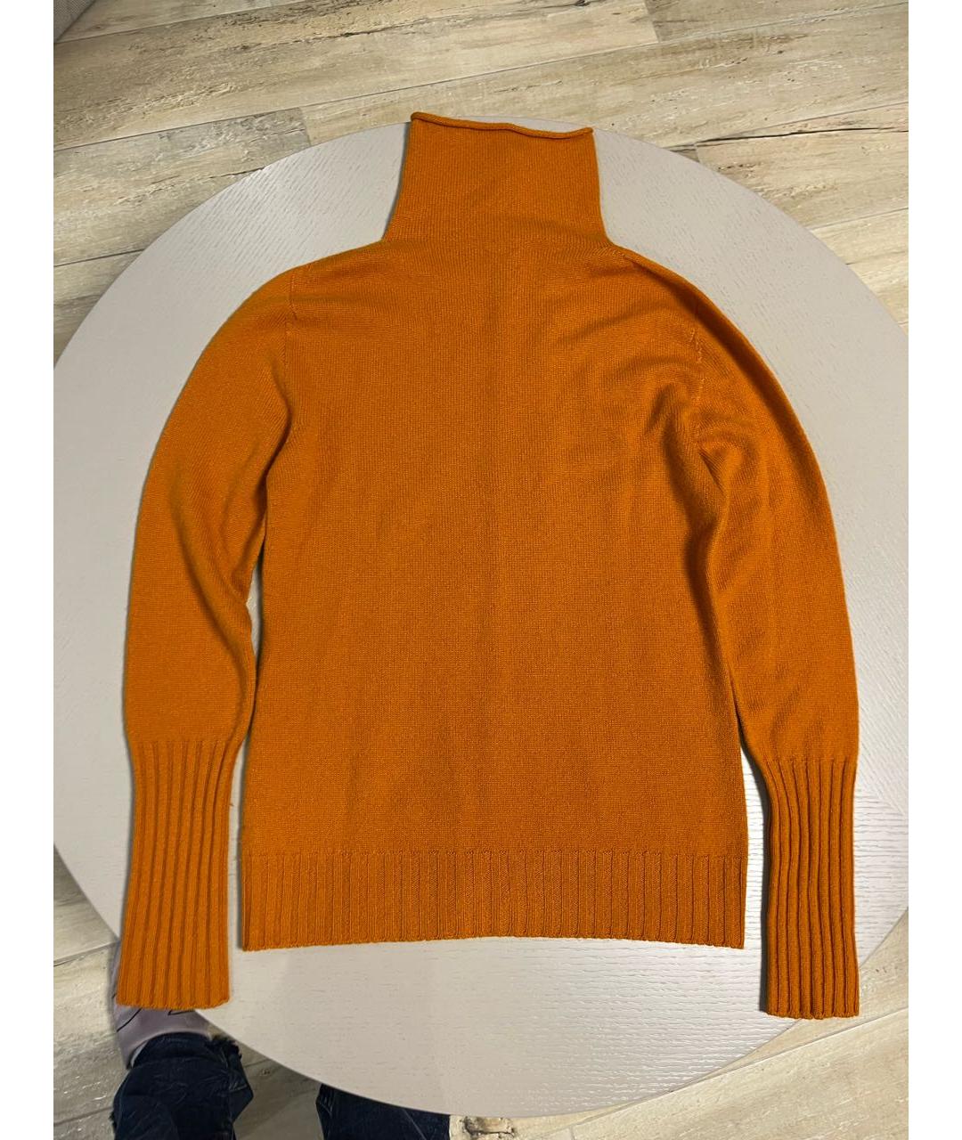 KITON Оранжевый кашемировый джемпер / свитер, фото 2