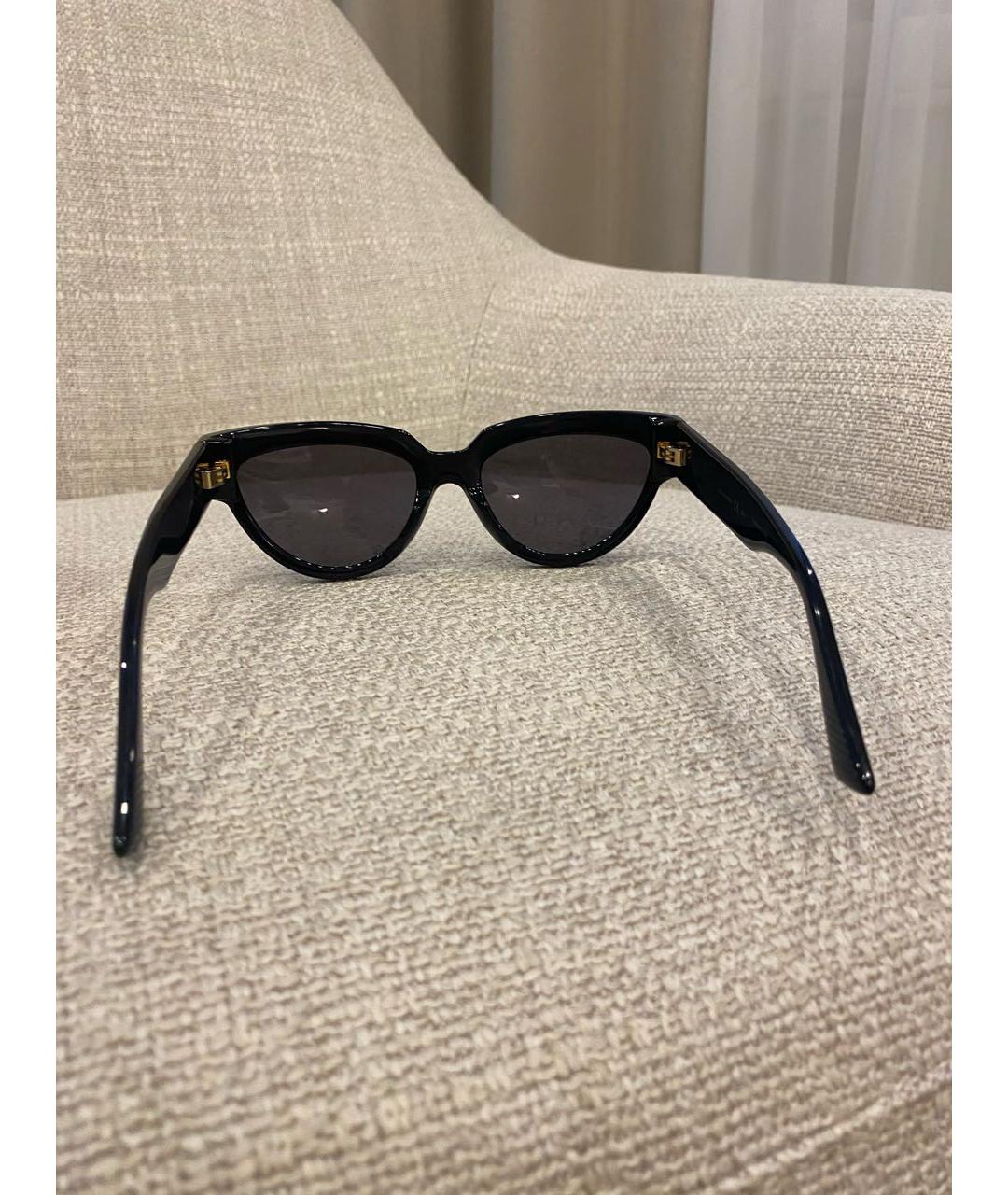 BOTTEGA VENETA Черные пластиковые солнцезащитные очки, фото 5