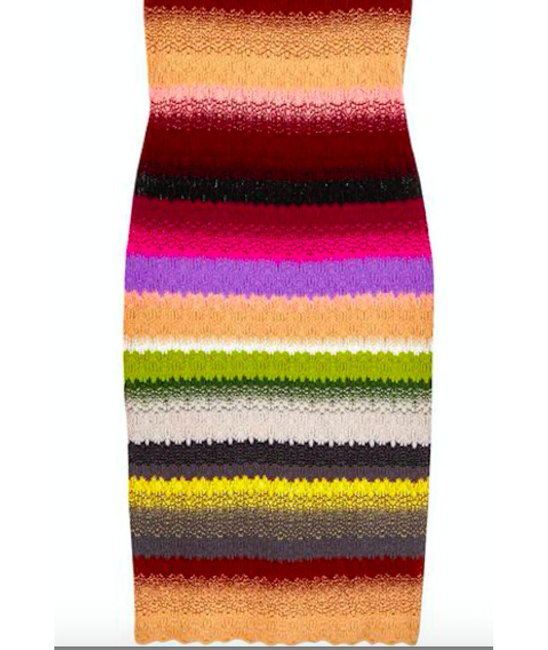 MISSONI Мульти шерстяное повседневное платье, фото 3