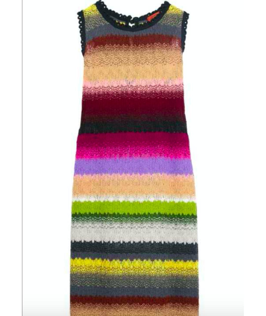 MISSONI Мульти шерстяное повседневное платье, фото 10